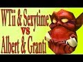 Warcraft 3 - WTii & Sexytime vs Albert & Granti (2v2 #8)