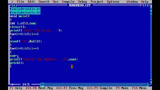 Print the sum of Array values with dynamic in C Language