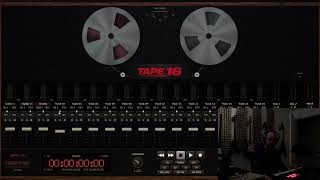 Me testing the Tape-16 DAW (raw footage)