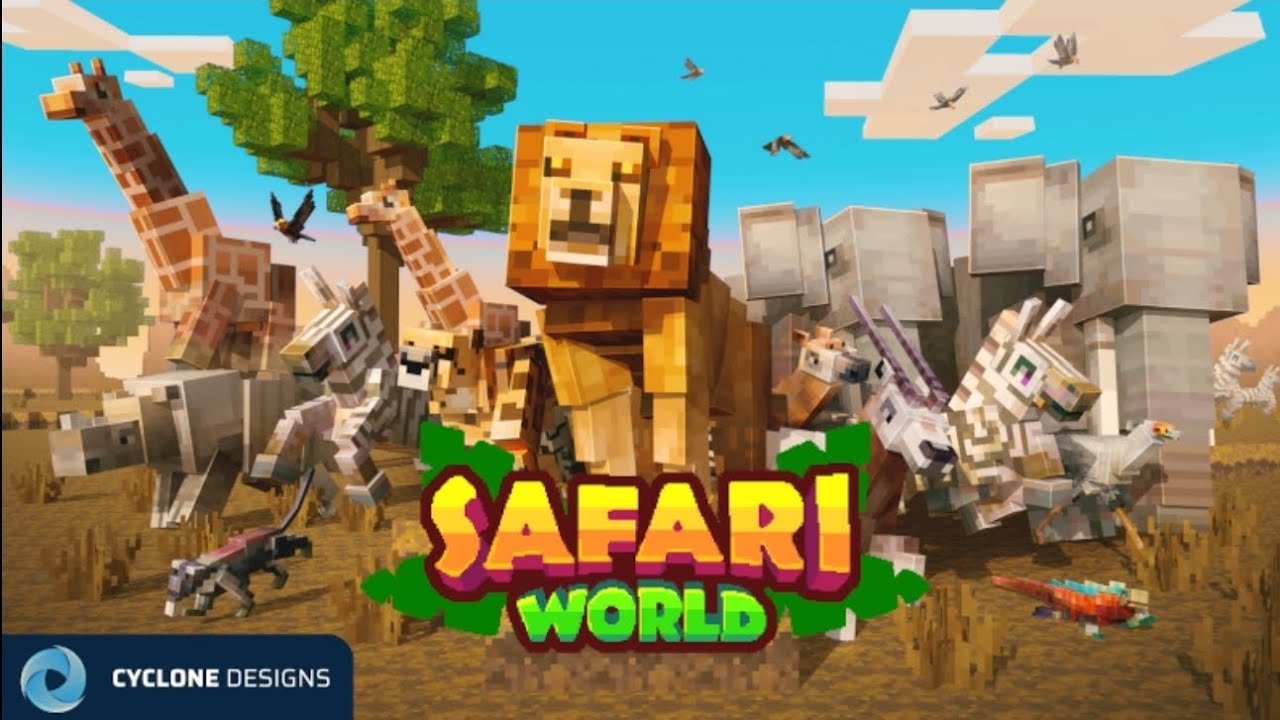Minecraft mas tem mod do Safari Parte 4