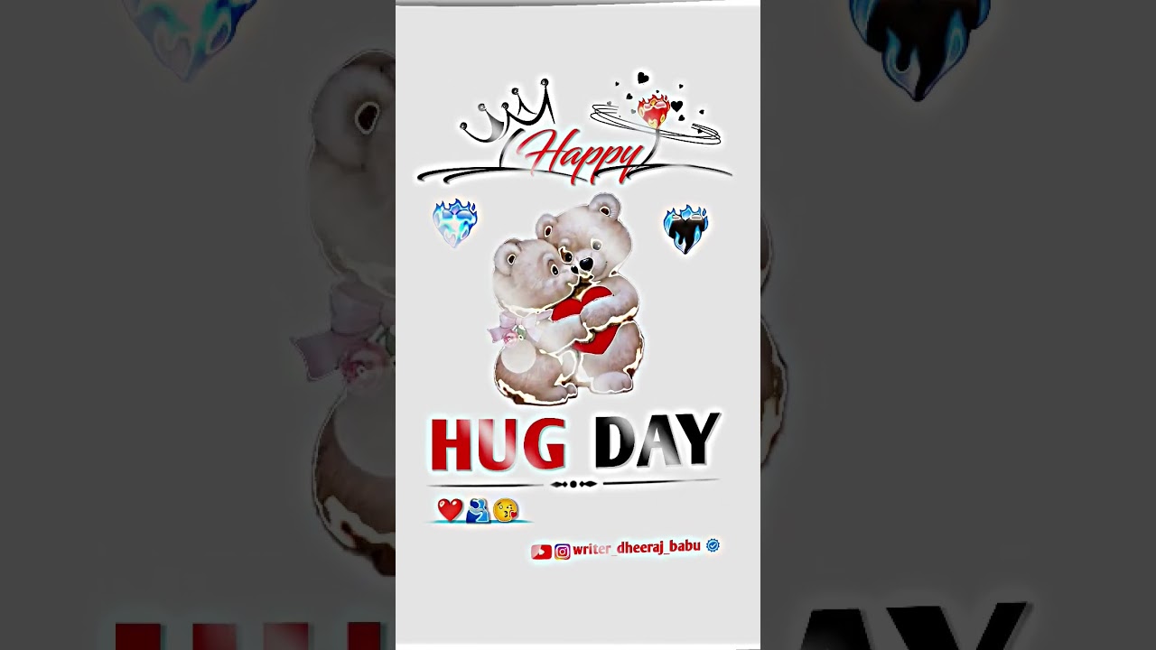 hug day special insta reels || 