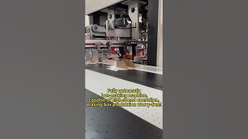 Fully automatic box-making machine, capable of high-speed operation.