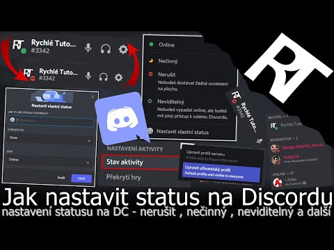 Jak nastavit status na Discordu – Jak nastavit nerušit – Discord (tutoriál)