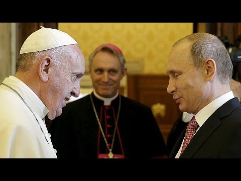 Папа римский призвал президента России следовать "искренним намерениям"