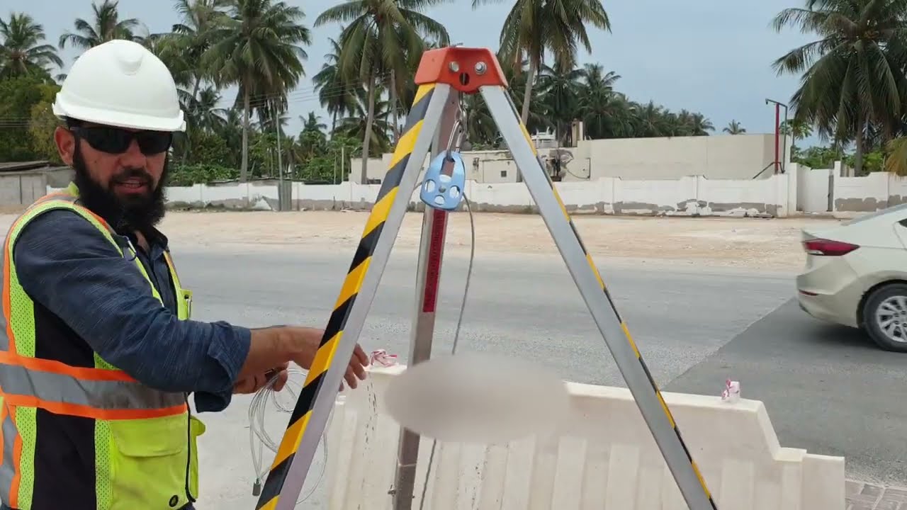 إجراءات السلامة وفحص الغازات السامة في الاماكن المغلقة / وجدنا غاز قاتل قبل البدء بالاعمال