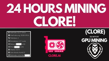 24 HOURS MINING CLORE RESULTS! 52MH ON CLORE MINING - GPU MINING - Kawpow