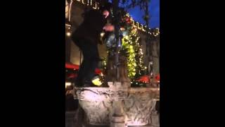 The Ph.d Student Kissing The Gänseliesel Graduation Celebration Tradition In Gottingen, Germany