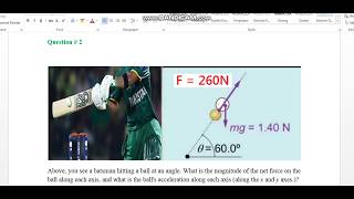 PHY101 Physics Assignment nO 1 Solution Winter Fall 2018