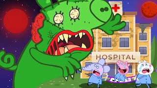 Zombie Apocalypse, Peppa Pig Zombies At Hospital ! | Peppa Pig Funny Animation