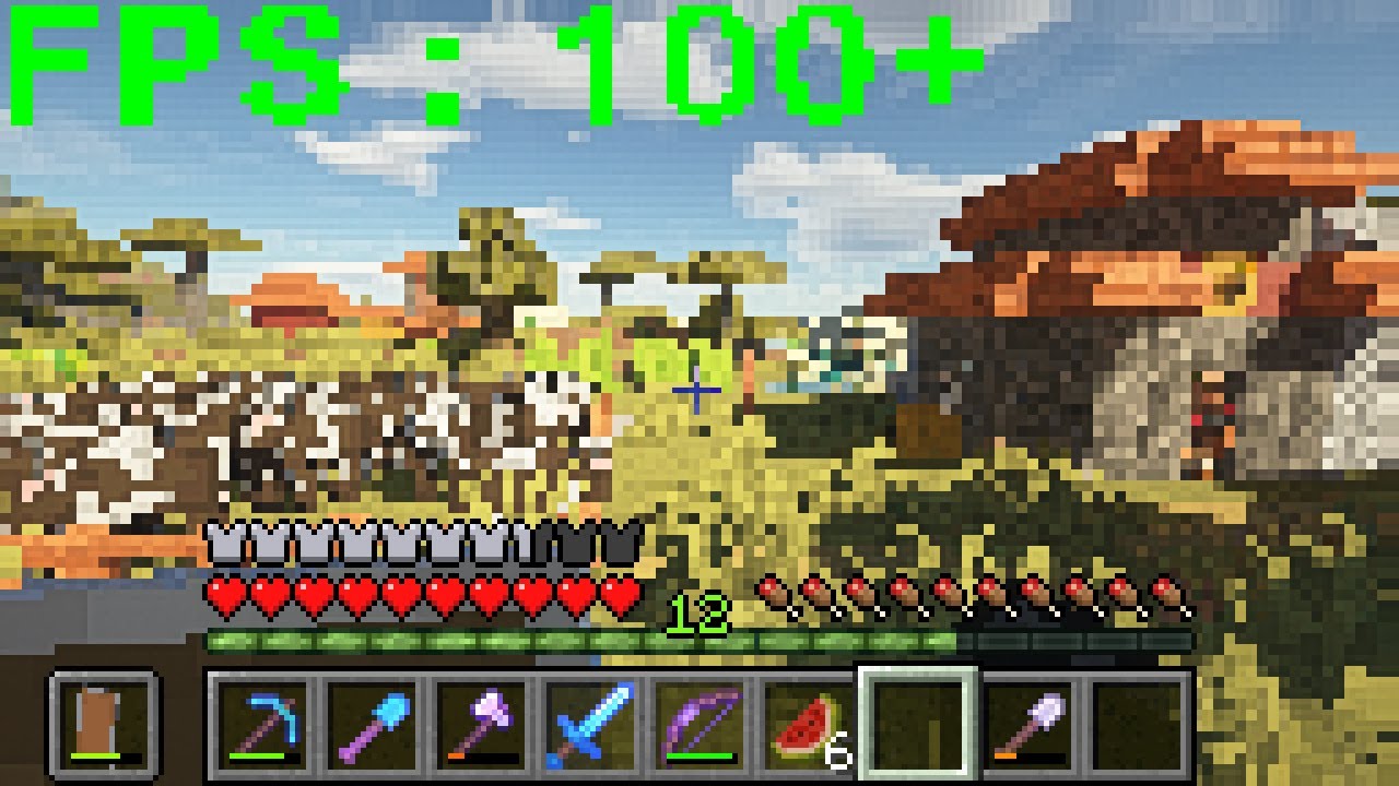 [MINECRAFT] SEUS_PTGI_HRR_Test(540p) + 256 x 144 Resolution [100+ FPS ...