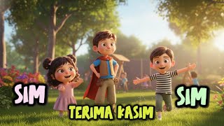Sim Sim Terima Kasim Sim  Lagu Anak  Lagu Anak Dulu  Happy  Kid Song