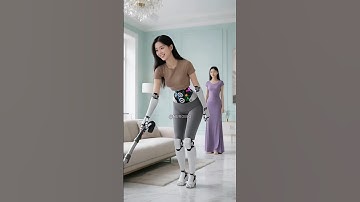 This beautiful robot has replaced your household assistant! #humanoidrobot #ai