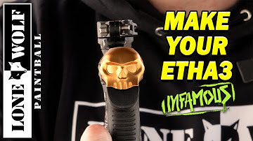 How to Install Infamous ETHA3 Skull Back Cap | Lone Wolf Paintball