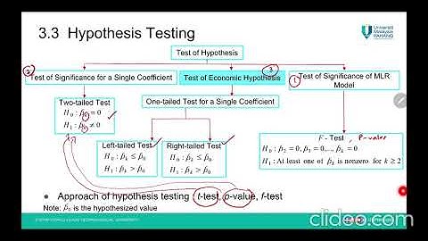 BSD4643 Econometrics-Chapter 3(subtopic 3.3-Hypothesis Testing in Multiple Linear Regression-Part1)