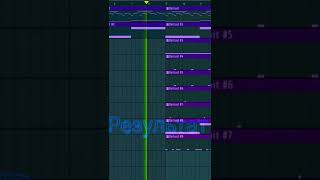 Detroit beat за минуту || Как сделать Detroit бит в fl studio #shorts #youtubeshorts