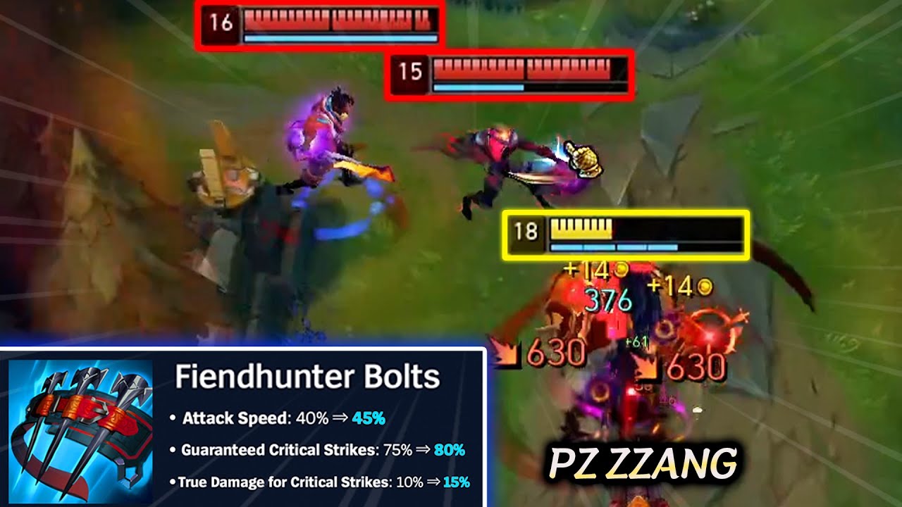 BUFFED FIENDHUNTER BOLTS IS UNSTOPPABLE ON YASUO