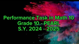Grade 10-PEARL || Performance Task in Math 10 || Maam Sheena || Probability || SCMNHS || DSB
