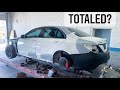 Fixing The C63S AMG's Hidden Frame Damage! It Was Clapped!!