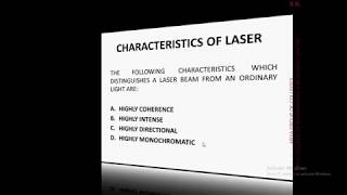 LASER- Lecture-1  | Engineering Physics | Unit-4 | II Sem by  Arya College