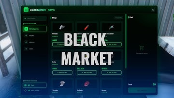 [QB, QBX, ESX] Black Market FiveM Script