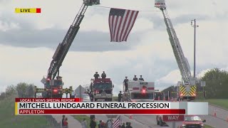 Famous Funeral Procession for Fallen Firefighter Mitch Lundgaard Profile