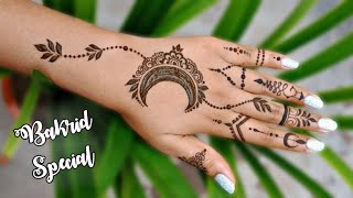 Bakrid/ Eid special mehndi design || chand mehndi for eid || mehndi creations