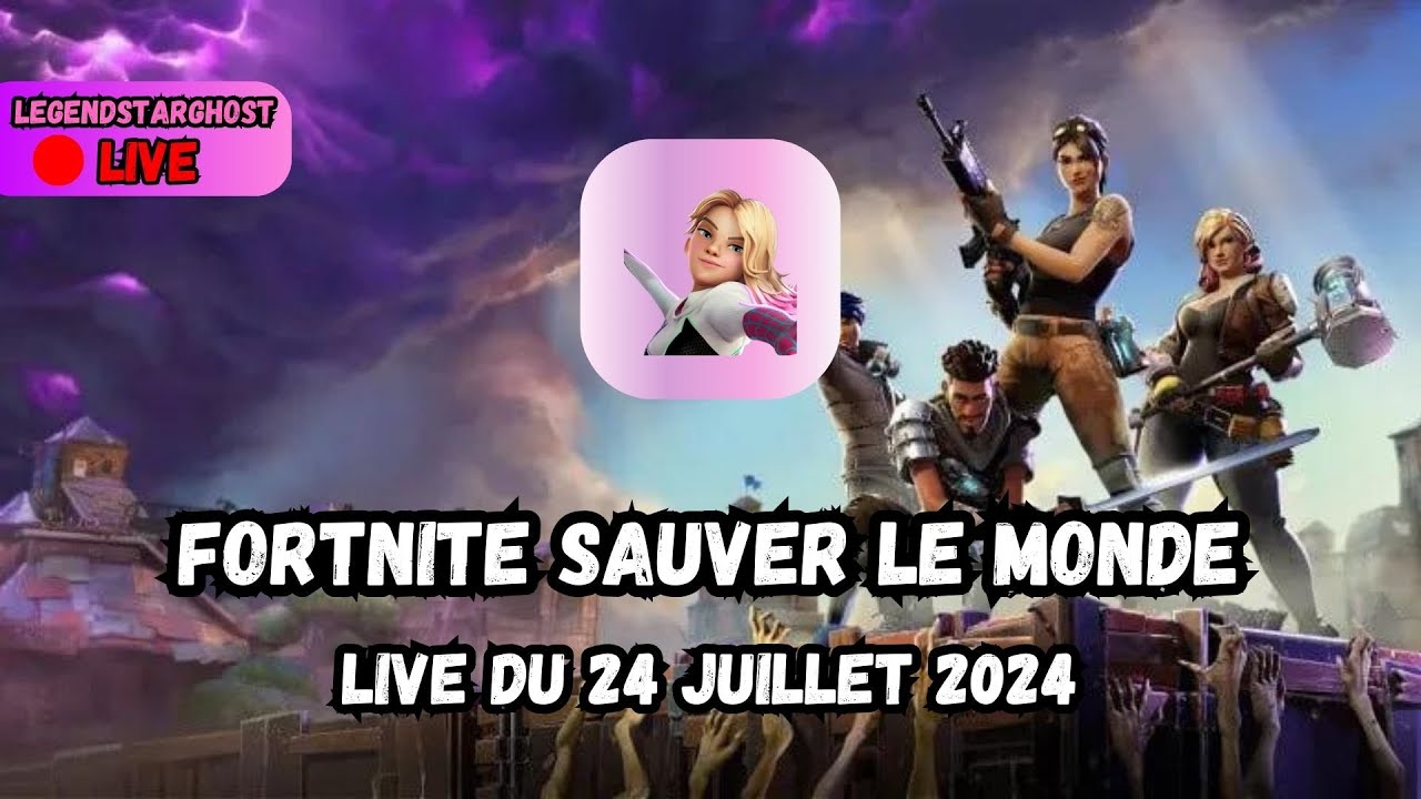 LIVE Fortnite Sauver le monde Aide pour les missions YouTube