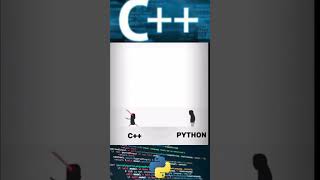 C++ Vs Python Hello World🤯, 💻, 🔥, 🚀 #shorts #coding #memes