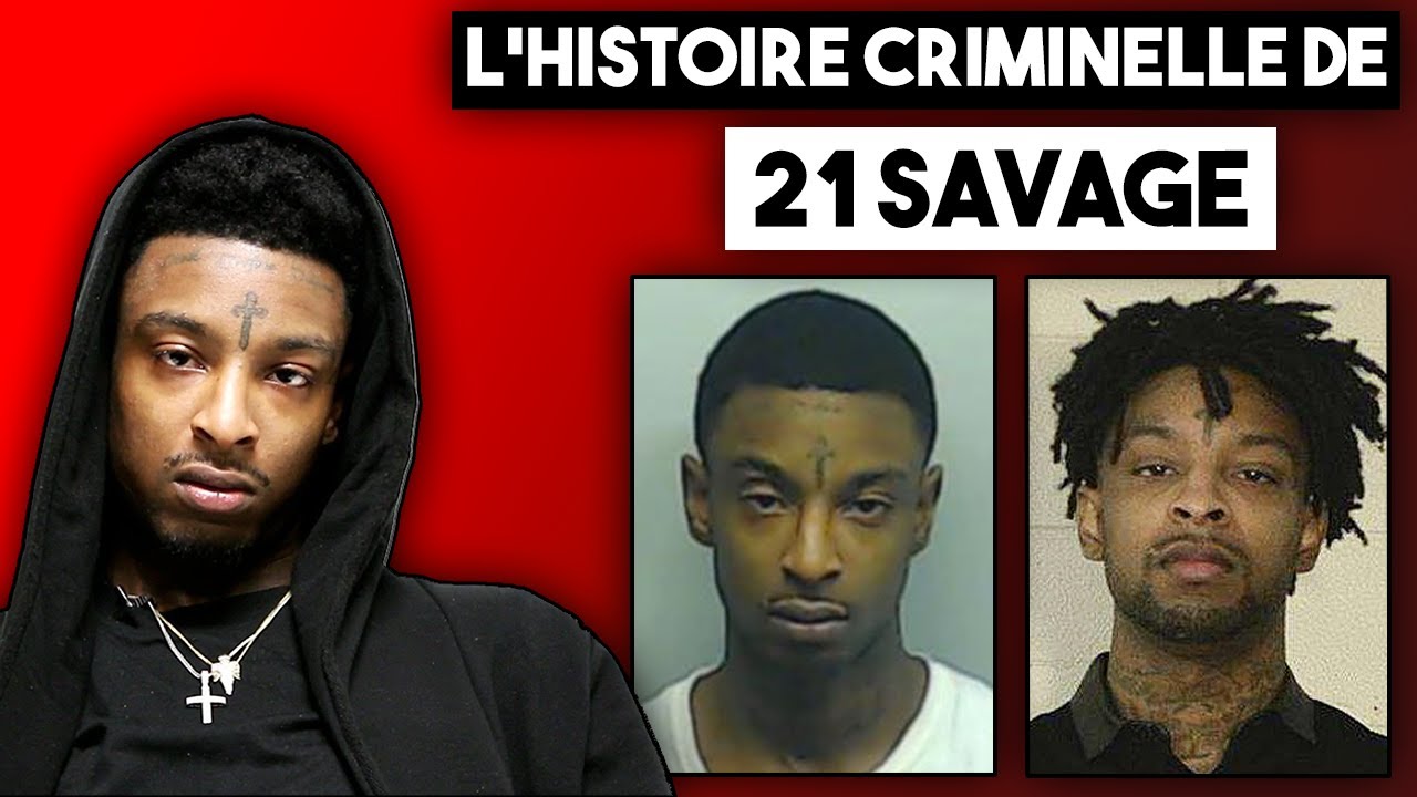 L'HISTOIRE CRIMINELLE DE 21 SAVAGE ! DROGUE, BRAQUAGE, SANS PAPIER !
