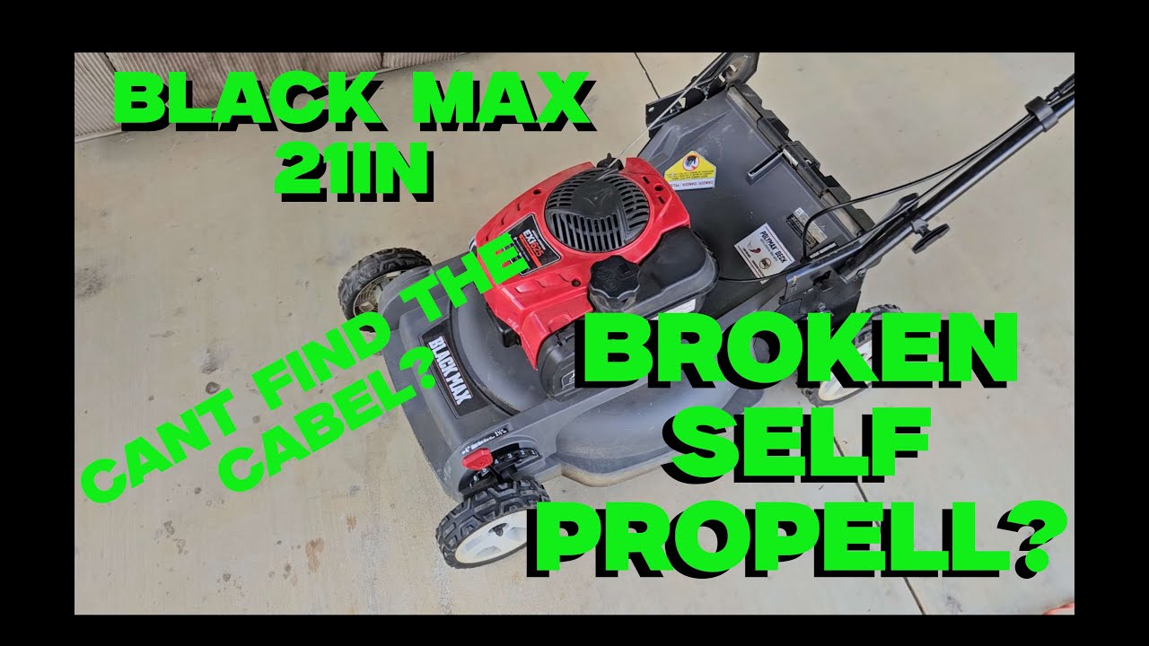 Black max 21in self propell cable 