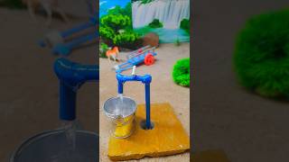 mini water tap experiment 💯💥 🚰🐄 #asmr #experimnent #waterpump