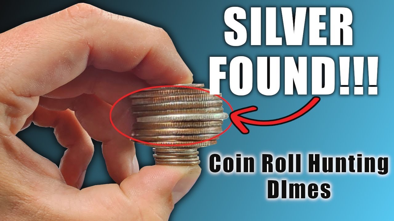 SILVER FOUND! 250 DIME HUNT! COIN ROLL HUNTING DIMES! YouTube