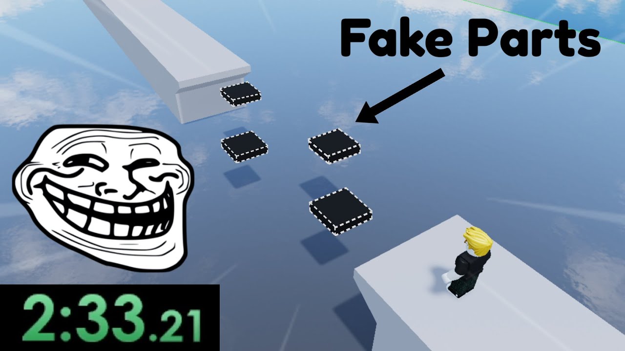 Speed ​​Runner vs Troll Obby (Roblox Obby Creator)