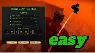 Fastest Colossal Raid Time Ever!