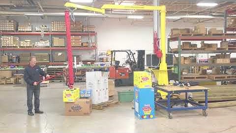 Vacuum Lifter for High Stacked Boxes