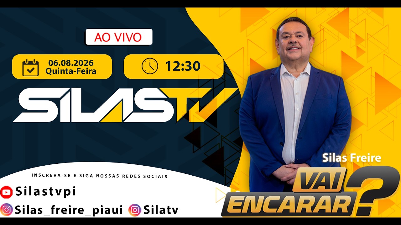 "VAI ENCARAR?" - SILAS FREIRE - 06 08 2026 - #silasfreire