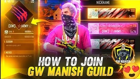 Mere friend list mein gw Manish ke guild member😘//GW MANISH//#gwmanish #gwkaran🤑😘