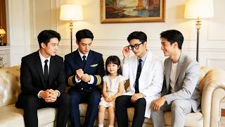 7-year-old abandoned girl was taken home by a billionaire—four powerful brothers adored her!