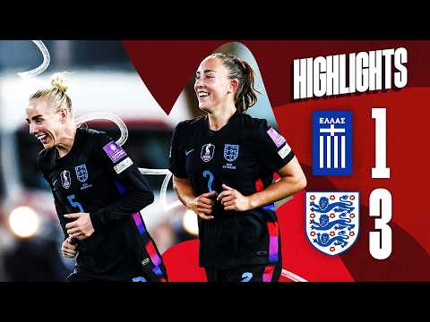 Russo, Stanway & Le Tissier star in WIN! 🌟 | Greece 1-3 England | FIFA Women's World Cup Qualifiers