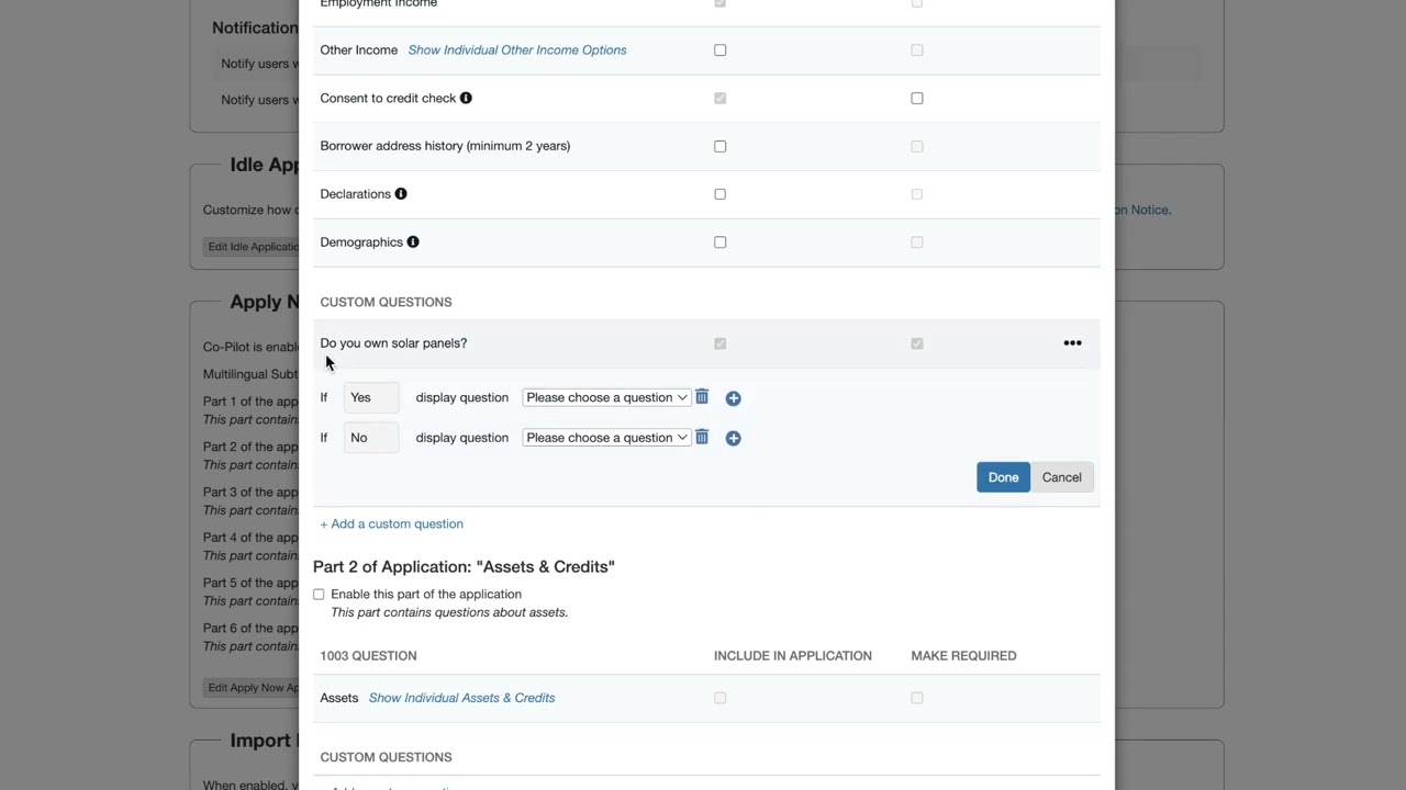 How to Add Custom Questions to Your Application