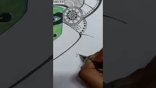 CHOU? Mandala drawing     drawing ytshorts viral trendy easy mandala chouftvlive