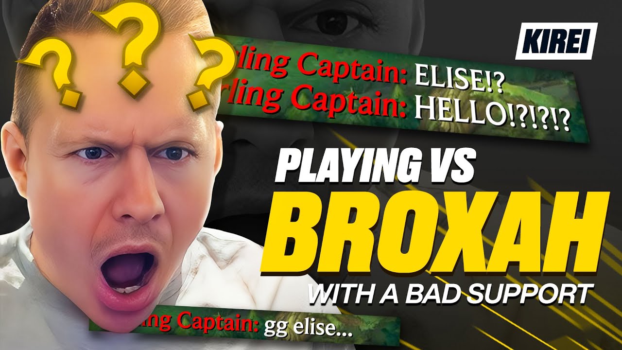How to Jungle With a BAD Support - vs Broxah - YouTube