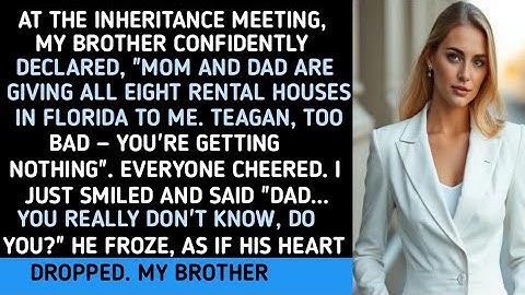 At The Inheritance Distribution, My Brother Claimed It All. But I Smiled: "Dad, Don’t You Know?"...