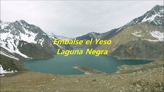 Laguna Negra or the black lagoon in Santiago, Chile