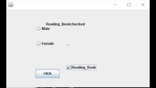 (32) Check Box Radio Button with Event handling
