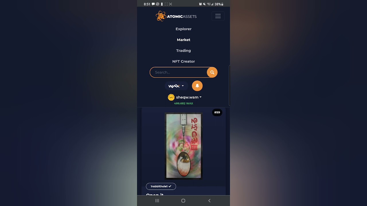 Atomic Assets Exchange/Wax Wallet