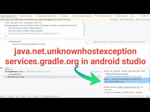 java.net.unknownhostexception services.gradle.org in android studio