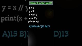 Can You Predict the Output 🧠 | Python Logic Question #shorts
