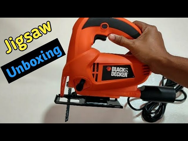 Unboxing Black and Decker KS501 400W Compact Jigsaw with blade - Bob The  Tool Man 