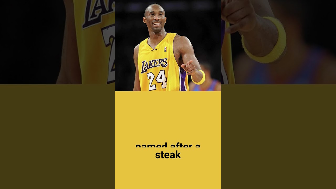 Did You Know Kobe Bryant was named after a steak 